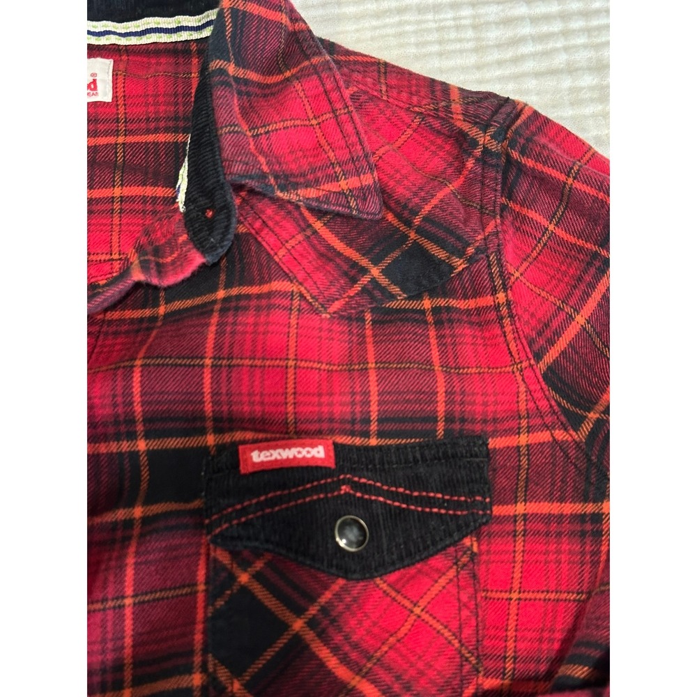 Texwood Jeans & Sportswear Plaid Flannel Shirt - Western Style‎ - Kids